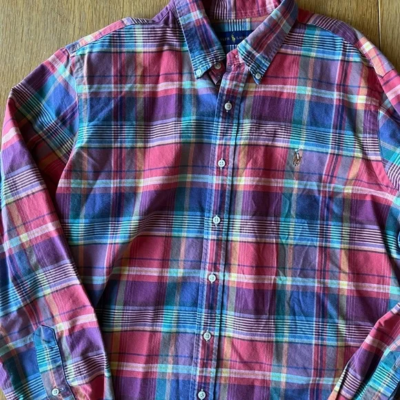 Ralph Lauren Colorful Plaid Button-Up - Picture 2 of 3